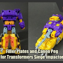 filler plates canon peg addons siege impactor game transformers 3d print model - Mito3D