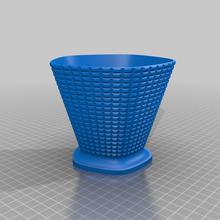 filletmorph10 container vase decor 3d print model - Mito3D