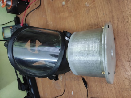 filter box gas mask 3d print model - Mito3D