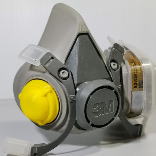 tapa del filtro 3m máscara gadget el 3D print model - Mito3D