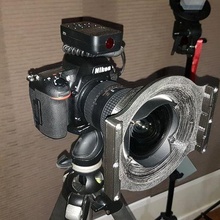 filtrar soporte tokina 16 28mm lente 150mm vaso artilugio cámara canon dslr graduado neutral densidad 3d print model - Mito3D