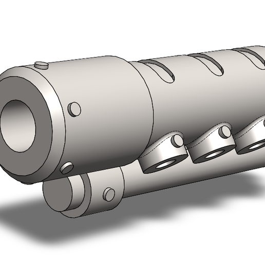 sporco cannone normale nurgle 3D print model - Mito3D
