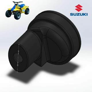 filtre air boîte Suzuki lt50 quadrunner 49cc carburateur 3d mode stl gadget quad admission rechange pièces 3d print model - Mito3D