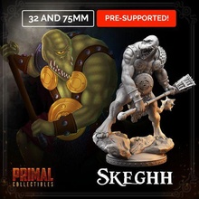 fimir skeghh dungeon draghi eroe ricerca arte Dungeons and Dragons heroquest epico fantasia gioco tavolo primordiale d 3d print model - Mito3D