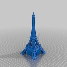final eiffel tower simplified main arcs support architecture buildings structures 3d print model - Mito3D