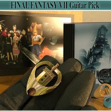 final fantasy 7 stl guitar pick plectrum music printer 3d print model - Mito3D