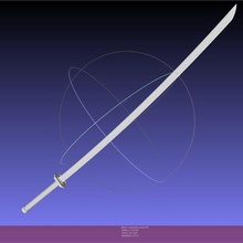 final fantezi vii Sephiroth masamune kılıç yazdırılabilir montaj Sanat 3d printing kopya Kostüm oyunu silah video fantasy 7 3d print model - Mito3D