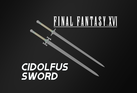 final fantezi xvi cid 39 nin kılıç ffxvi 16 Cydolphus Kostüm oyunu destek 3d print model - Mito3D