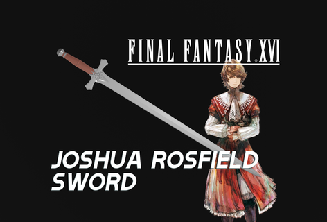 Finale Fantasie xvi Joshua Rosfields Verbrennung Dorn Schwert ffxvi ff16 16 Rosenfeld Cosplay Stütze 3d print model - Mito3D