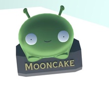 espaço final mooncake stand vários de desenhos animados dos toon a série o verde criação fantástica finalspace baixa contagem polígonos animais 3d print model - Mito3D
