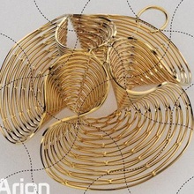 fein Foyer Filigran Blume Anhänger Schmuck Allianz Juwel Kunst Ring Gießen Wachs Skulptur Drucken Chinesisch Modell Gold 3d 3d print model - Mito3D