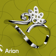 multa joyería joya moderno anillo 012 Alianza Arte fundición cera escultura impresión chino modelo oro pulsera 3d print model - Mito3D