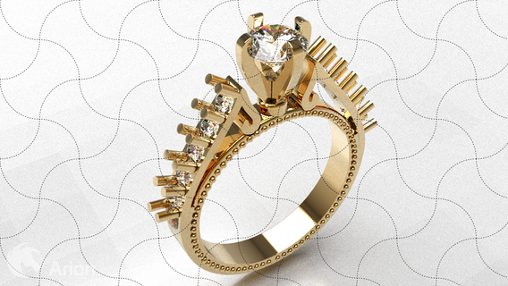 fine jewelry modern ring 035 alliance wonder jewel jewelery earring art wedding chinese gold said heart marriage filigree flower woman man 3d print model - Mito3D