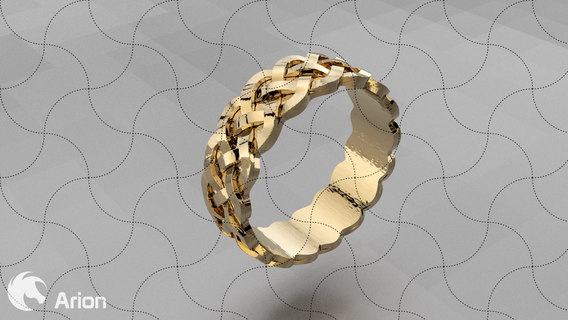 ince takı modern yüzük 44 ittifak merak etmek mücevher küpe Sanat düğün altın dedim kalp evlilik telkari çiçek Kadın örgülü 3d print model - Mito3D