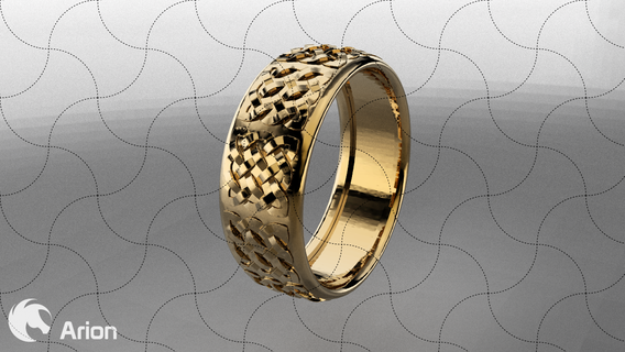 fine jewelry modern ring 46 alliance wonder jewel jewelery earring art wedding gold said heart marriage filigree flower woman celtic 3d print model - Mito3D
