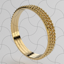 fine jewelry sphere ring 3d print model - Mito3D