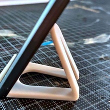 fine phone stand no support smartphone supportless tablet holder mobile_phone 3d print model - Mito3D