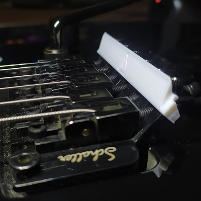 bene messa punto guardia tremolo elettrico chitarra tech attrezzo liutaio liuteria ponte cavalletto floyd rosa schaller sintonizzatore 3d print model - Mito3D