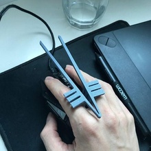 dedo pauzinho lanche 3d print model - Mito3D