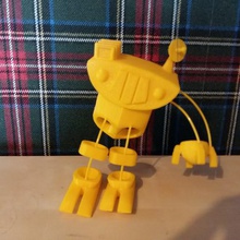 finger conrolled Roboter Spiel roboter mechanisch ist - Spielzeug 3d print model - Mito3D
