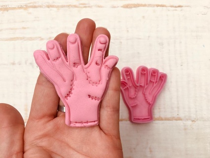 Finger Cutter Merlin Finger Hexerei Magie Hexerei Plätzchen Cutter Cutter Kekse Kuchen Deko 3d print model - Mito3D