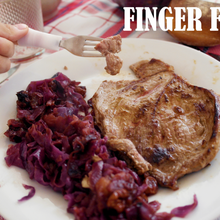 finger fork home kitchen dining tenedor food eat dedo comida 3d print model - Mito3D