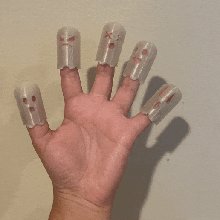 dedo fantasma Parceiros fantoches fantasmas Bruxas decoração brinquedo 3d print model - Mito3D