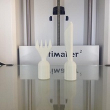 finger knife fork people fingerhand disabilities tool 3d print model - Mito3D