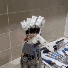 finger prototype lad robotic hand gadget amazing robotics animatronics mechanisms prosthetic 3d print model - Mito3D