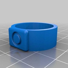finger ring jewelry rings 3d print model - Mito3D