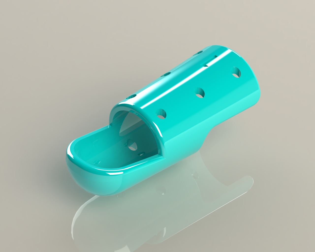dedo férulas 5 dedos entablillar ortopedía 3D print model - Mito3D