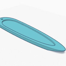 parmak sörf tahtası uzun araba sürmek Can sıkıntısı minimalist uçan tahta rüzgar kolay no destekler 3d print model - Mito3D