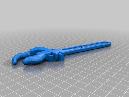 doigt serré blague clé main outils DIY 3d print model - Mito3D