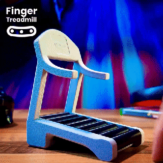 finger treadmill play conveyor gaming gym toy fidget fidgets hand exercise workout games phones scrolling cramp 3d print model - Mito3D