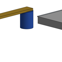 fingerboard rail wood plank barrels feature 3d print model - Mito3D