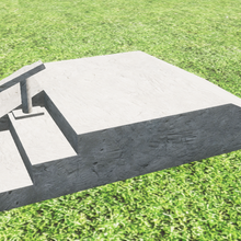fingerboard ramp rail & 3 stair set toy tech deck skatepark 3d print model - Mito3D