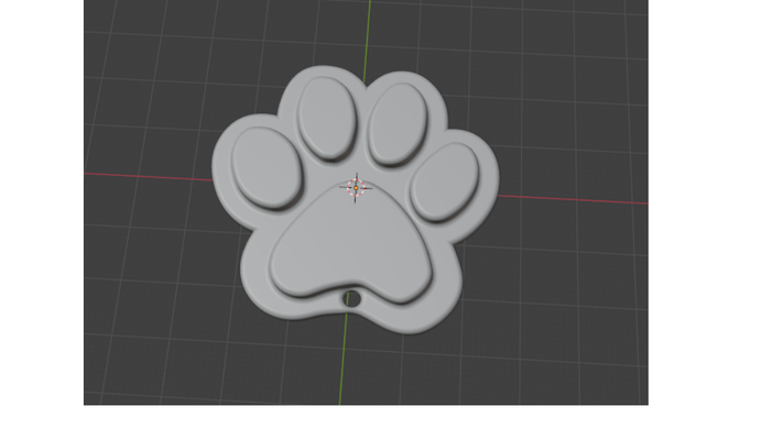 fingerprint keychain lavero animal 3d print model - Mito3D