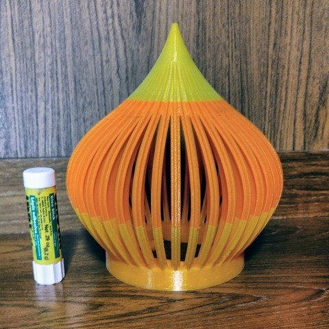 fins2 casa la lámpara luz del led de noche tablero mesa decoración 3D print model - Mito3D