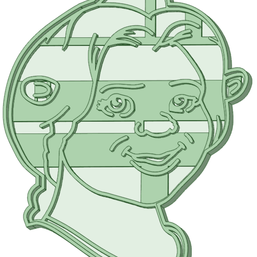 fiona cookie cutter strumento shrek 3D print model - Mito3D