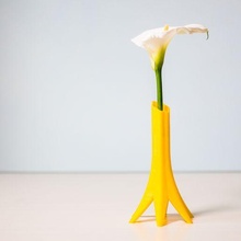 Fiorello vase conception fabriqué in Italie Vaso ornement fleur fleurs 3d print model - Mito3D