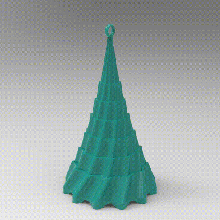 fir tree 3d print model - Mito3D