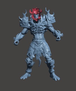 fire armor skeletor motu 200x horde evil hordak he-man masters universe classics motuc motu200x 3d print model - Mito3D