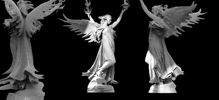 fuego elementos ángel estatua Arte esculturas volar modelos fantasía trono calabozo estatuilla escultura tronos anatomía alas personaje 3d print model - Mito3D