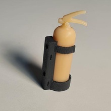 fogo extintor suporte 3d print model - Mito3D