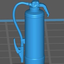 fuego extintor moderno 1 16 3d print model - Mito3D