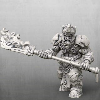fire giant giant d&d dnd dungeons dragons miniature fire big hell giant fire hell  3d print model - Mito3D