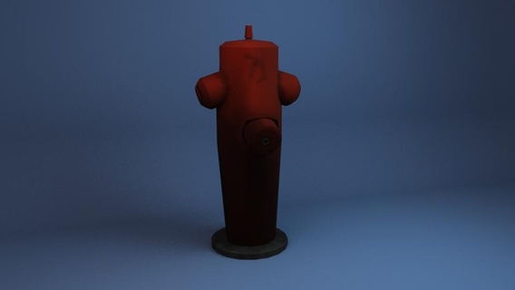 fogo Hidrante adereços 3d print model - Mito3D