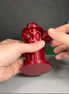 Feuer Hydrant verstauen Container 3d print model - Mito3D