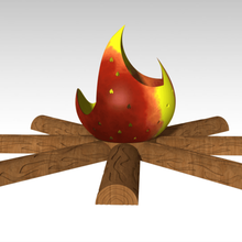 yangın lamba ev yumurta ateş aydınlatma iç tasarım dekorasyon 3d print model - Mito3D