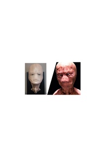 fire sky alien bust humanoid movie film 3d print model - Mito3D